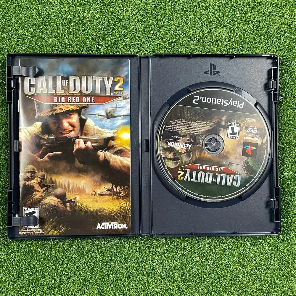 Call of Duty 2: Big Red One (Sony PlayStation 2, 2005) PS2 Complete